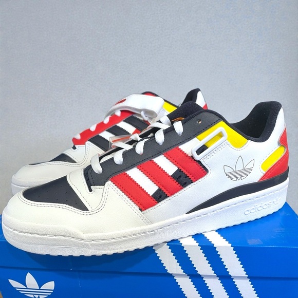 New adidas Forum Low “Legend Ink / Red” Sneakers - Picture 13 of 16